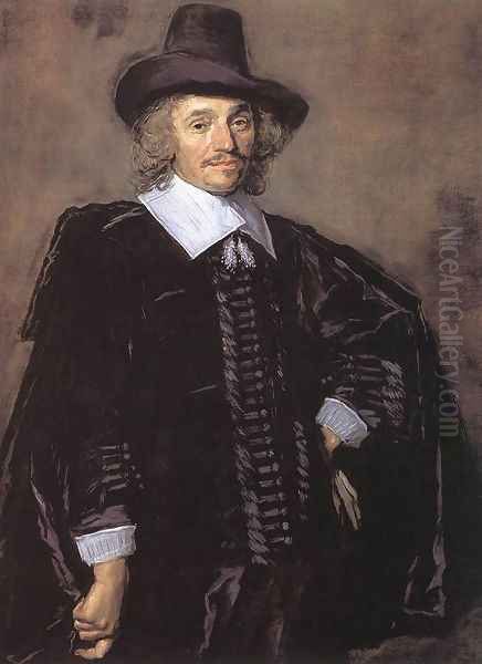 Portrait of a Man (2) 1650-52 Oil Painting by Frans Hals