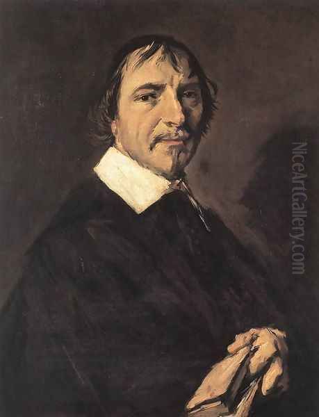 Herman Langelius c. 1660 Oil Painting by Frans Hals