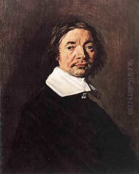 Portrait of a Man c. 1660 Oil Painting by Frans Hals