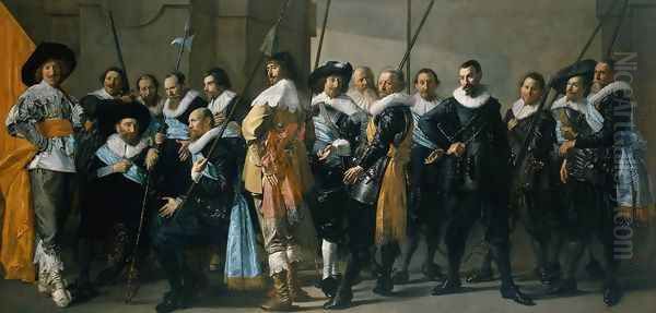 Company of Captain Reinier Reael, known as the 'Meagre Company' Oil Painting by Frans Hals