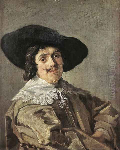 Portrait of a Man c. 1635 Oil Painting by Frans Hals