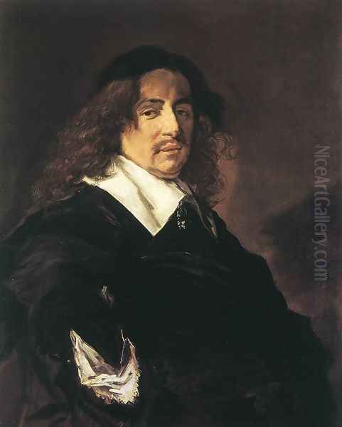 Portrait of a Man 1650-53 Oil Painting by Frans Hals