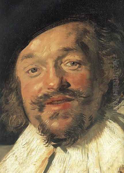 The Merry Drinker (detail) 1628-30 Oil Painting by Frans Hals