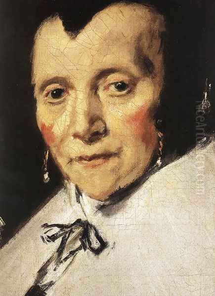 Regentesses of the Old Men's Almshouse (detail 1) 1664 Oil Painting by Frans Hals