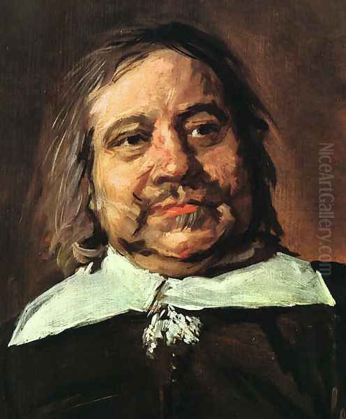 Willem Croes (detail) 1662-66 Oil Painting by Frans Hals