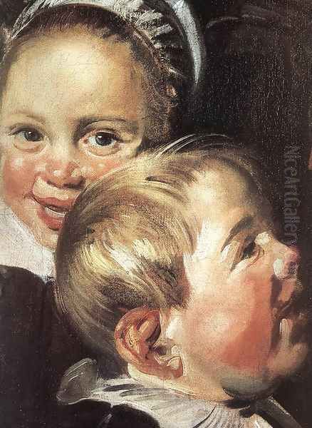 The Rommel Pot Player (detail) Oil Painting by Frans Hals