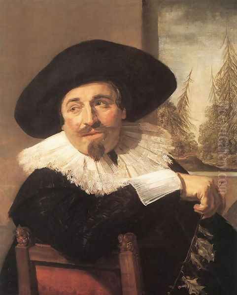 Isaac Abrahamsz Massa Oil Painting by Frans Hals