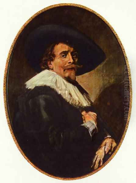 Portrait of a gentlemen Oil Painting by Frans Hals