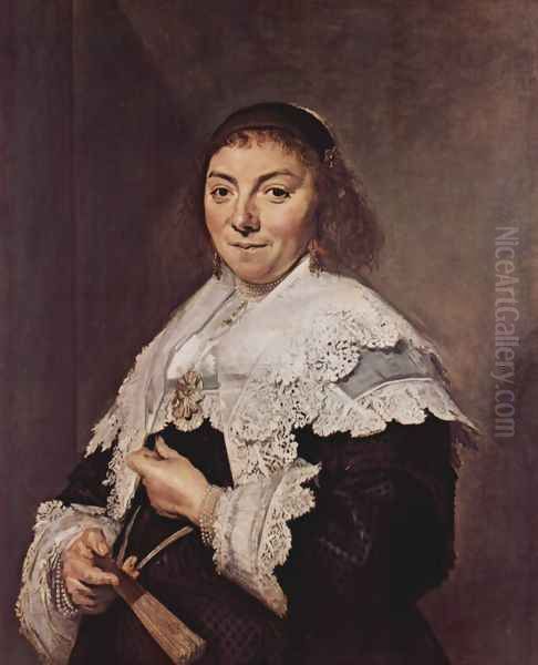 Portrait of Mary Pietersdr Oil Painting by Frans Hals