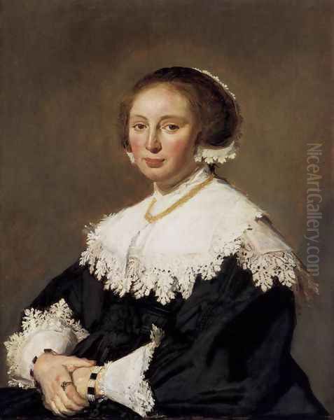 Portrait of a Woman 2 Oil Painting by Frans Hals