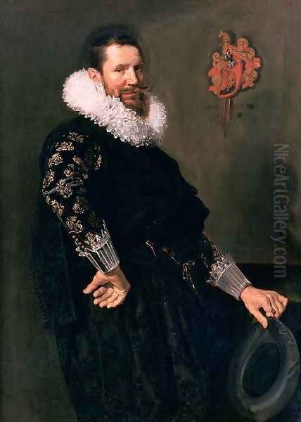 Paul Beresteyn, judge at Haarlem Oil Painting by Frans Hals