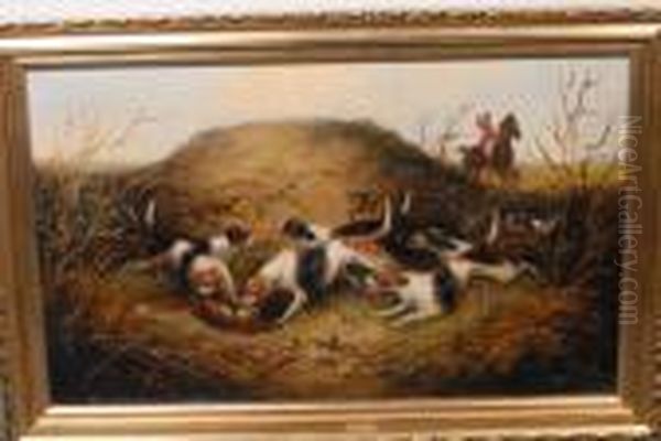 Bowled Over Oil Painting by George Armfield