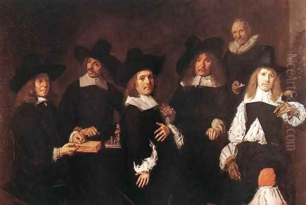 Regents of the Old Men's Almshouse Oil Painting by Frans Hals