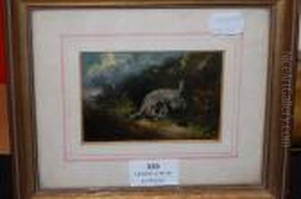 Terrier Oil Painting by George Armfield