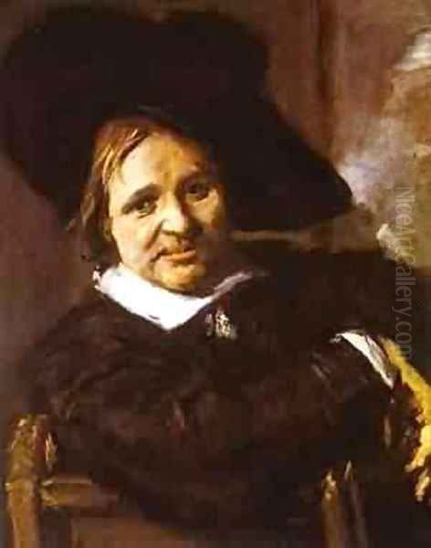 Portrait Of An Officer 1640 Oil Painting by Frans Hals