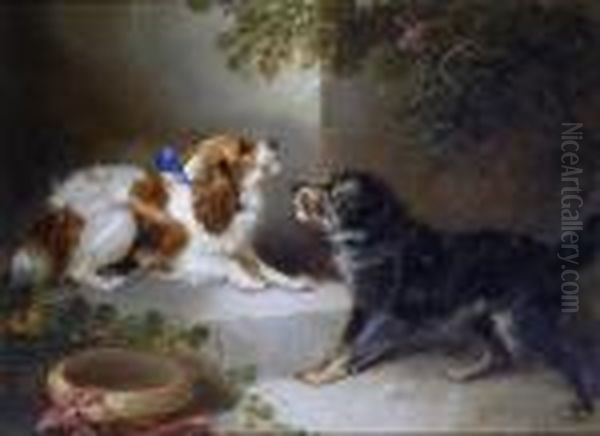 The Lady And The Tramp Oil Painting by George Armfield