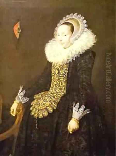 Malle Babbe 1629-30 Oil Painting by Frans Hals