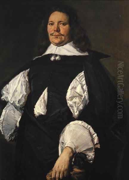 Portrait of a Man 1660 Oil Painting by Frans Hals