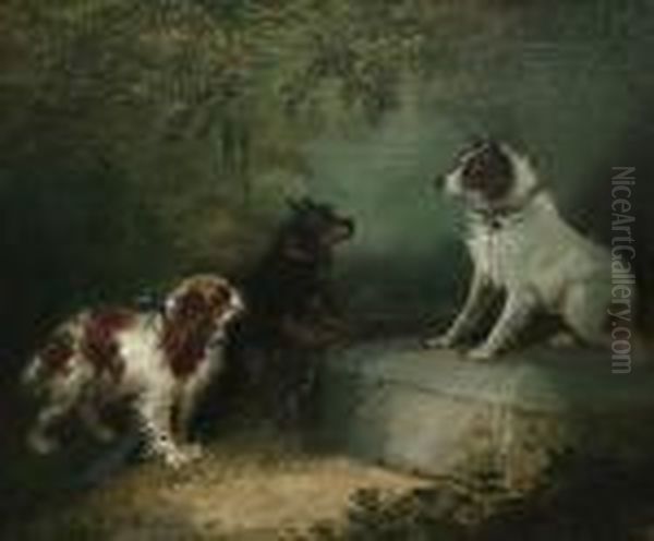 Bounty The Flirt Oil Painting by George Armfield