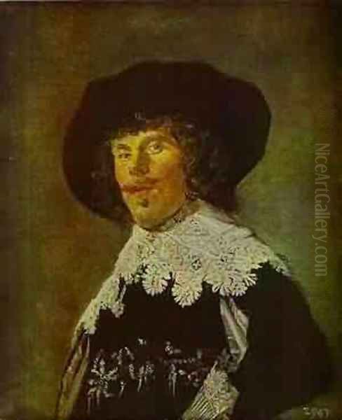 Portrait Of An Officer 1916 Oil Painting by Frans Hals