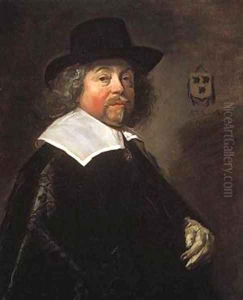 Portrait of Joseph Coymans 1644 Oil Painting by Frans Hals