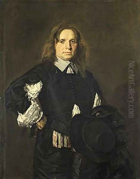 Portrait of a Man early 1650s Oil Painting by Frans Hals