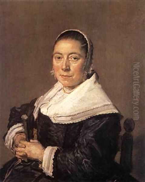 Portrait Of Z Pertseva 1921 Oil Painting by Frans Hals