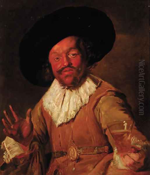 A cavalier Oil Painting by Frans Hals