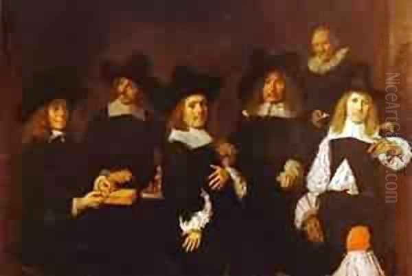 Tyman Oosdorp 1656 Oil Painting by Frans Hals