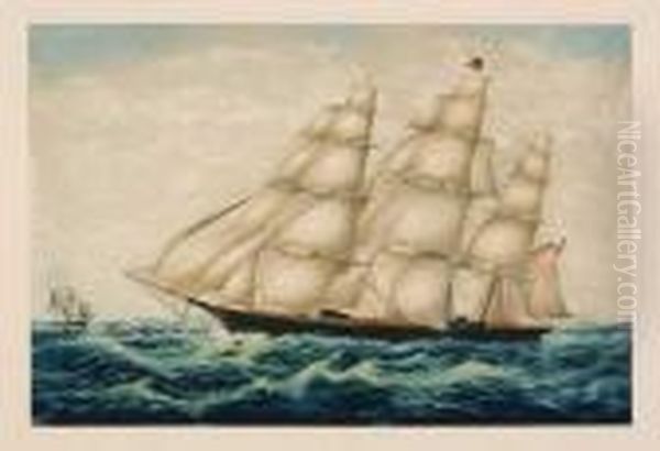 The American Clipper Ship Oil Painting by John Taylor Arms