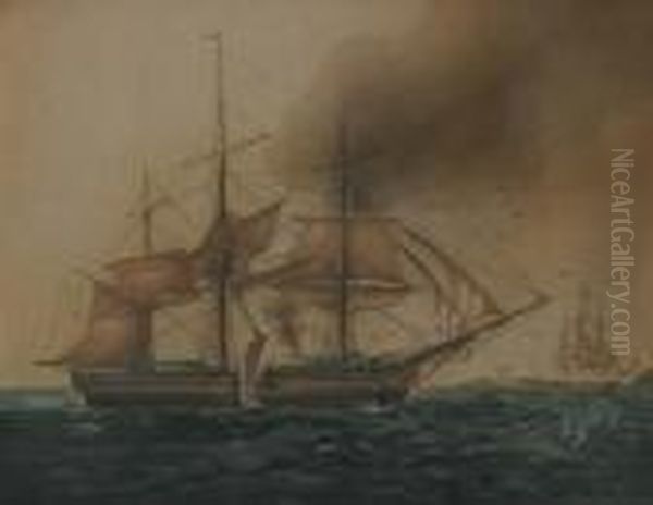 The Dragon Ship Oil Painting by John Taylor Arms