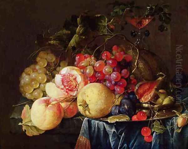 Still Life 4 Oil Painting by Cornelis De Heem