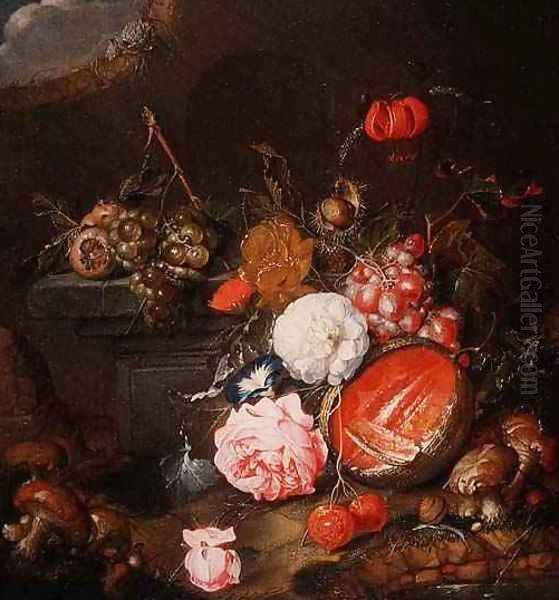 A Still Life Oil Painting by Cornelis De Heem