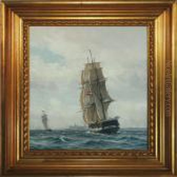 Sjaelland Oil Painting by Vilhelm Karl Ferd. Arnesen