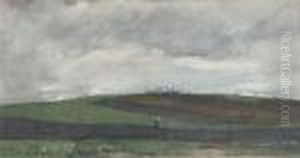 The Hilltop Oil Painting by Floris Arntzenius