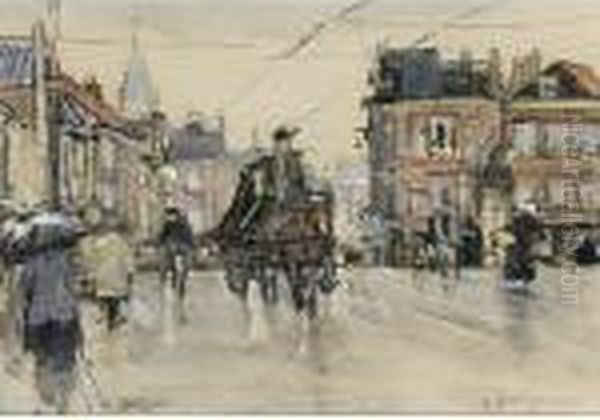 The Wagenbrug, The Hague Oil Painting by Floris Arntzenius