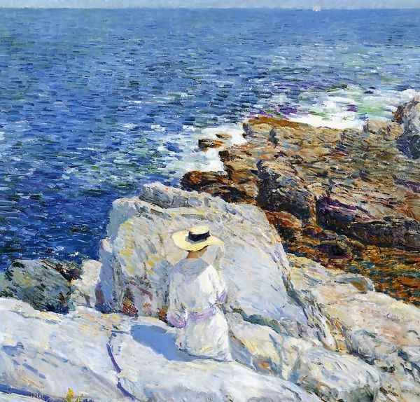 The South Ledges, Appledore Oil Painting by Frederick Childe Hassam