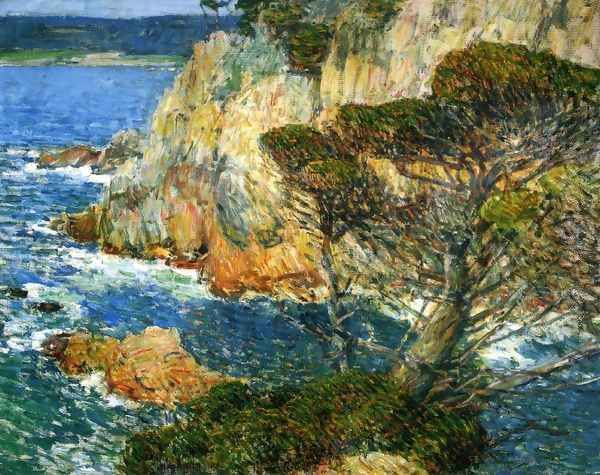 Point Lobos, Carmel Oil Painting by Frederick Childe Hassam