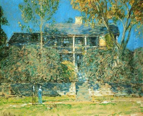 The Holly Farm Oil Painting by Frederick Childe Hassam