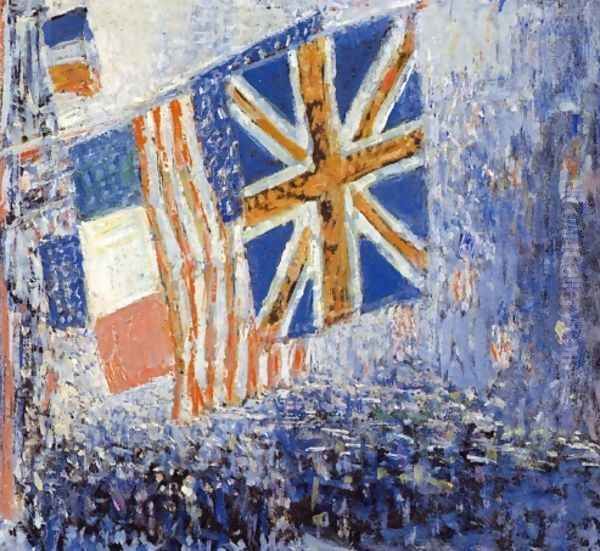 The Big Parade Oil Painting by Frederick Childe Hassam