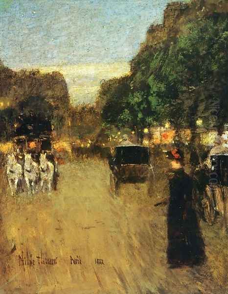 The Boid de Boulogne Oil Painting by Frederick Childe Hassam