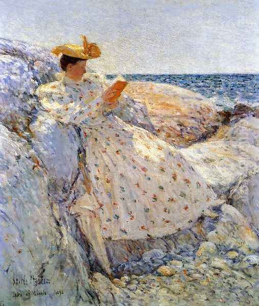 Summer Sunlight Oil Painting by Frederick Childe Hassam