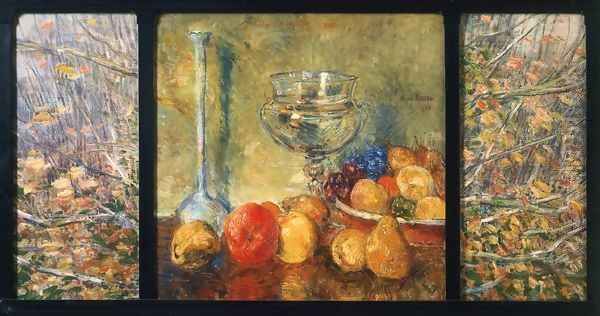 Still Life, Fruits I Oil Painting by Frederick Childe Hassam