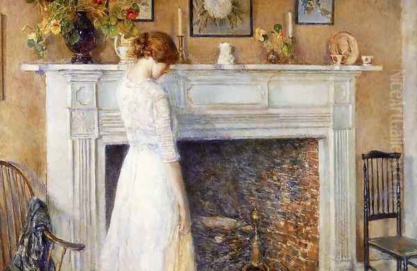 In the Old House Oil Painting by Frederick Childe Hassam