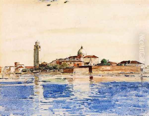 San Pietro, Venice Oil Painting by Frederick Childe Hassam