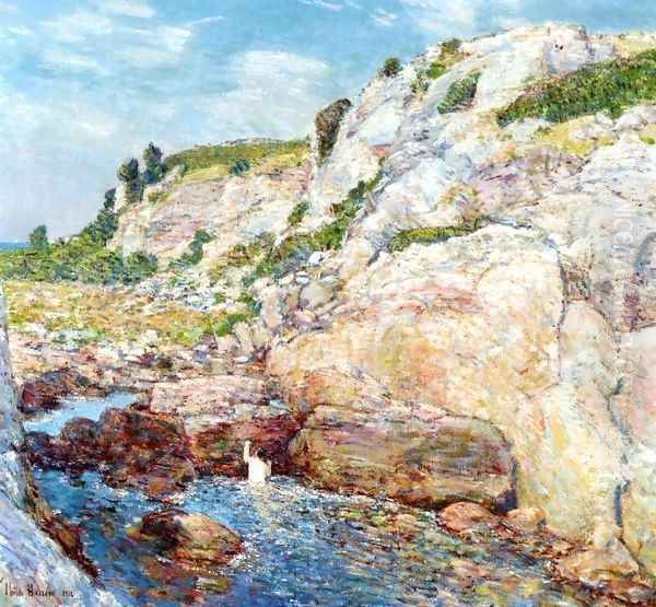 Northeast Gorge at Appledore Oil Painting by Frederick Childe Hassam