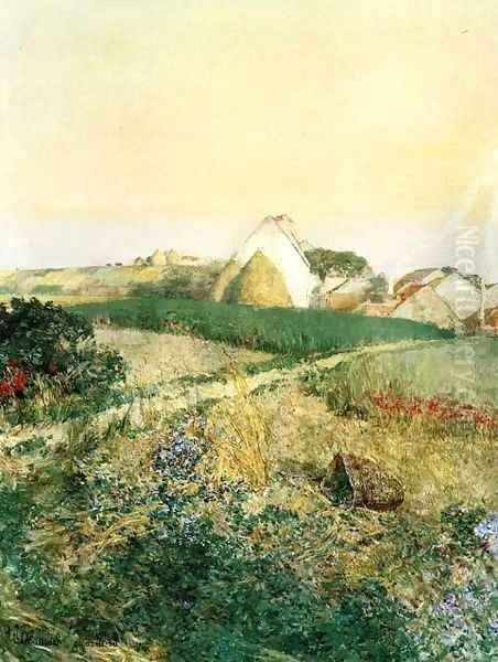 Villers le Bel (also known as The Enchanted Hour) Oil Painting by Frederick Childe Hassam