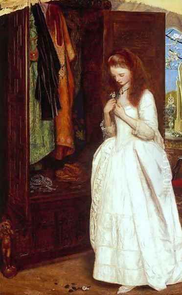 Beauty and the Beast Oil Painting by Arthur Hughes