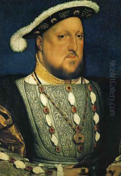 Portrait of Henry VIII 1536 Oil Painting by Hans Holbein the Younger