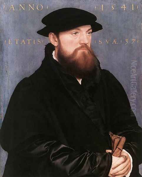 De Vos van Steenwijk 1541 Oil Painting by Hans Holbein the Younger